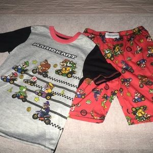 Boys Mario kart pajama set